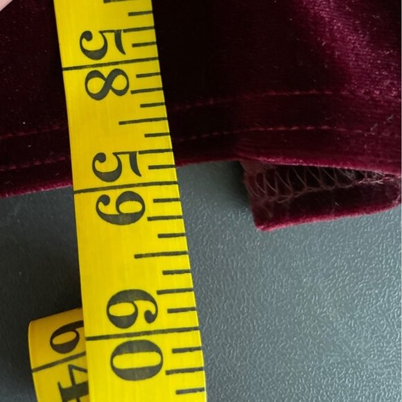 Vtg Y2K Women Velvet Maxi Dress Size 7/8 Whimsigoth Vamp Fairy Grunge Jewel Tone - Picture 10 of 10